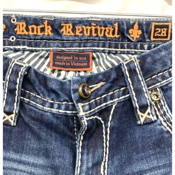 Rock Revival Women's Bootcut Jeans Size 28 - Picture 2 of 8